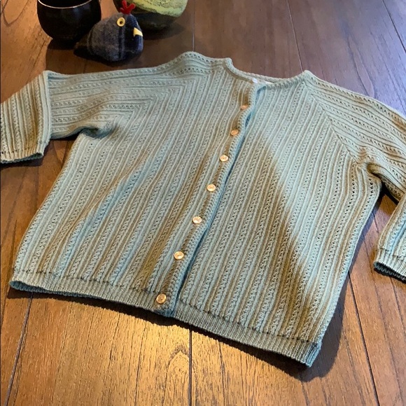 Vintage 1950’s Sidney Gould Wool Cardigan Sweater - Picture 6 of 7